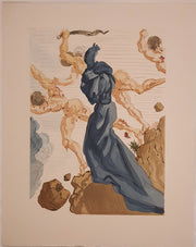 Divine Comedy - L'Enfer - Chant 15 - The Hard Margins - Woodcut - 118/4765 - "Collectors Set"